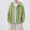 Ropa con Protección Solar para Hombre Verano Nuevo Estilo Ligera y Delgada Sensación de Hielo Transpirable con Capucha Ropa con Protección Solar para Hombre y Mujer Ocio al Aire Libre Ropa para la Piel Chaqueta