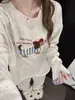 Pijama Veludo Fofo de Desenho Animado Dachshund para Mulheres, Conjunto de Duas Peças de Manga Longa e Calça Longa Macio e Amigo da Pele para Outono e Inverno