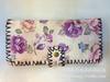 Billetera hecha a mano bolso de mano para mujer estampado nuevo PU tarjetero caricatura estilo étnico billetera floral