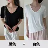 Camiseta de Manga Curta Feminina Casual Fashion Solta Venda Quente Verão 2026 Comércio Exterior Estilo Americano Atacado em Estoque