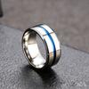 Anillo estilo retro anillo de acero inoxidable marea para hombre anillo de acero de titanio joyería personalidad simple joyería al por mayor yiwu