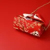 Bolsa Pequeña Roja de Año Nuevo Celebridad de Internet Bolso Cruzado de Princesa Pequeño Fragante Moda Estilo Extranjero Bolsa Linda de Niña Venta al por Mayor