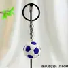 Pingente Chaveiro de Futebol Simulado Copa do Mundo Mini Bola de Futebol Ornamento Borracha Macia Multicolorido Pequena Figura de Futebol Acessório