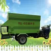 Granja de ganado coche eléctrico de alimentación esparcidor automático de alimentación modelo de coche eléctrico de alimentación para ganado ovejas caballos