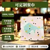 Servilletas Faciales de Papel con Estampado de Lunares de Colores Personalizadas de Fábrica Servilletas de Colores con Flores para Bodas Fiestas Restaurantes
