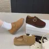 Mocassins de outono slip-on com sola macia, sapatos de um só tom com salto oculto, sapatos casuais, novo estilo feminino, sola grossa, super modernos, design retrô, 2026