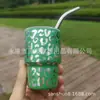 Vaso Mini para Sublimación de Licores de 3 oz Calcomanía de Agua Concentrada Italiana Taza de Café Estampado de Leopardo Vaso de Color Caramelo de Acero Inoxidable
