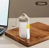 Taza de leche para el desayuno, con marcas de medición, apta para adultos, leche de soja, portátil, de grado alimenticio, apta para microondas y se puede usar como botella de agua para que los niños la lleven consigo.