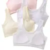 Chaleco Yixin Pure Girl para estudiantes de secundaria, ropa interior para niños, de rayón fino, transpirable, con agujeros para el período de desarrollo, sin aros de acero