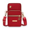 Nuevo bolso para teléfono móvil, mini bolso bandolera para mujer, bolso para teléfono móvil, bolso tipo halter, monedero portátil para la muñeca