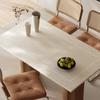 Mesa de Comedor de Lujo Ligero y Gama Alta Mantel Impermeable y a Prueba de Aceite Sin Lavado Anti-Quemaduras Tela para Mesa de Café Tapete para Mesa de Comedor Almohadilla Protectora Rectangular