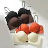 Sujetador Push-Up para Busto Pequeño con Pétalos, Anticaída, Sin Aros, Tirantes Finos, Espalda Bonita, Soporte Lateral, Lencería para Mujer