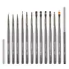 Set de Brochas para Uñas, Bolígrafo de Fototerapia, Bolígrafo para Dibujo de Líneas Degradadas, Bolígrafo de Función para Pintura, Herramientas de Uñas Estilo Japonés, Uñas Artísticas de Fototerapia