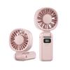 25 novos modelos privados ventilador de turbina de mão ventilador de pescoço ventilador de mão dobrável usb ventilador display digital ventilador pequeno