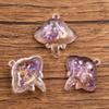 Acessórios de Resina DIY Pingente Charm Pingente Peixe Diabo Luminoso Acessórios de Colar para Bagagem 7 Cores 29X31Mm