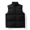 Chaleco de Algodón para Hombre Otoño e Invierno Engrosado Tallas Grandes Sin Mangas Chaqueta de Algodón Cuello Alto Holgado Ropa Exterior Juvenil Abrigo de Algodón Cálido