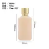 Botellas de Perfume Flocadas en Stock 100ml Botella de Vidrio Transparente para Perfume/Botella Pequeña de Vidrio Botella Vacía Recargable Venta al por Mayor con Tapa