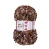 Hilo de Lana Rizada Oso, Hilo de Bucle para Crochet DIY, Bufanda Tejida a Mano, Hilo Especial para Muñecas