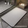 Alfombrilla Antideslizante para Baño de Color Sólido Temu Transfronteriza Alfombrilla de Suelo de Barro Diatomeas para el Hogar Alfombrilla Absorbente para Pies de Baño Alfombrilla de Suelo Resistente a la Suciedad