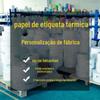 Personalizado três à prova de papel de etiqueta térmica fresco congelado etiqueta de alimentos logística etiqueta de roupa etiqueta de papel impressão de adesivo