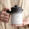Juego de Té Kung Fu para Viajes a la Montaña Estilo Japonés Taza Expresa Una Tetera Cuatro Tazas Equipo Portátil para Té de Viaje al Aire Libre