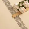Novo Bordado Étnico Multicor Lantejoula Renda Corda de Osso Renda de Espelho Renda Vintage Fundo de Rede Linha Dourada Roupa