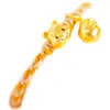 Loja de ouro com Vietnã Shajin Ursinho Pooh Pote de Mel Pulseira Design de Nicho Combinação de Cores de Alto Gosto Tira de Mão Tecida à Mão