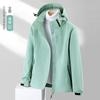 Roupa de assalto de camada única fina primavera e outono fina primavera e outono caminhada ao ar livre impermeável windbreaker respirável jaqueta de montanhismo atacado