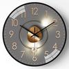 Reloj Moderno Sencillo Reloj de Pared Sala de Estar Arte Popular Reloj Silencioso Moda Luz y Sombra Decoración Personalizada Piedra Huang Shihua