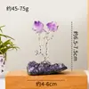 Cluster de Ametista Natural Transfronteiriço Ágata Geodo Cluster de Flores de Ametista Tigela de Tesouro Decoração de Casa Ornamento de Árvore de Flores de Cristal