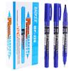 Marcador Baoke MP220 de Doble Punta Base Aceite Pluma Gouxie Pluma de Trazo Artístico Secado Rápido Impermeable Pequeño Marcador de Doble Punta