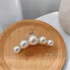 Pinza de Metal Estilo Coreano para la Parte Posterior de la Cabeza, Pinza de Tiburón al Mayoreo, Pinza Grande para el Cabello, Accesorio para el Cabello, Pinza para el Cabello de Perlas