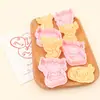 Molde para Galletas de Yak Dibujo Animado Estéreo 3D Glaseado Galleta DIY Fondant Herramienta Artificial para Hornear Resorte para Galletas