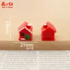 Nueva Serie Navideña 3D Casa de Muñecas DIY Pegamento de Crema Accesorios de Resina Colgante Decoración Adornos