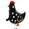Balão de animal que anda celebridade da internet desenho animado balão de porco que anda barraca de feira noturna empurrar balão de filme de alumínio atacado