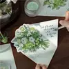 Mo Mo te envía un ramo de flores sobre de tarjeta de felicitación dorada juego de mensaje de regalo texto escrito a mano tarjeta de confesión festiva