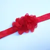 Diadema para Bebé Estilo Coreano Flor de Gasa Accesorios para el Cabello Infantiles Princesa Elástica Diadema para Niña Bebé Color Sólido Cubrecabezas Venta al por Mayor