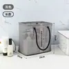 Bolsa de malla para baño de gran capacidad, cesta de baño con drenaje, bolsa de baño portátil, almacenamiento de artículos de tocador para viajes a baños públicos de estudiantes al por mayor