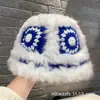 Chapéu fofo feito à mão de pelo de coelho real chapéu de cabeça de tigre fofo chapéu de leão chapéu de pescador rosto fofo chapéu pequeno de pelo outono e inverno