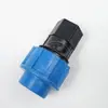 Conector de Rosca Interna de PE para Estufa Irrigação Agrícola Microaspersão Conexões Rápidas de PE com Travamento Externo e Conexão Direta Rosqueada Internamente