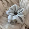 Goma para el pelo de terciopelo para Otoño e Invierno, grande, color liso, alta gama, para coleta baja, moño, estilo perezoso, cuerda para el pelo para mujer