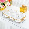 Envío Gratis Plato de Frutos Secos Personalizado Plato de Frutas para el Hogar Caja de Almacenamiento de Dulces para Sala de Estar Mesa de Café Plato de Frutos Secos Lujo Accesible Plato de Snacks