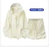 Ropa Nueva de Verano Estilo Montaña para Exteriores con Protección Solar para Mujer, Protección UV UPF50+, Chaqueta Ligera y Holgada con Protección Solar para Hombre