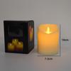 Velas Eletrônicas Recarregáveis LED Decoração de Atmosfera de Halloween Adereços de Arranjo de Aniversário Velas com Controle Remoto Velas Simuladas