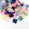 Piezas de Flor de Hortensia Quemada Simulada Flores Simuladas Semiterminadas Flores Artificiales Frescas Accesorios de Decoración para Zapatos y Sombreros para el Hogar