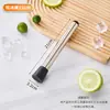Palo para exprimir, Palo para hielo picado, Mazo de limón hecho a mano, Palo para jugo, Palo de acero inoxidable para prensar fruta, Mazo para hielo picado, Herramienta para tienda de té con leche