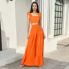 Amazon Aliexpress Nuevo Traje de Falda Casual de Manga Corta para Vacaciones Transfronterizas de Verano para Mujer