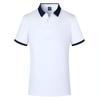 Nueva Camiseta Polo de Manga Corta para Hombre 7A Antibacterial Cool Sense con Cuello de Color Polo Polo Personalizado Alto Sentido