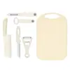 Faca de Frutas Personalizada, Faca de Cozinha Doméstica, Conjunto de Tábua de Corte, Faca Combinada para Dormitório, Faca de Cozinha para Suplemento Alimentar de Bebê