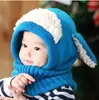 Mono infantil con forma de cachorro para invierno, capa para bebé, chal cálido, bufanda versión coreana